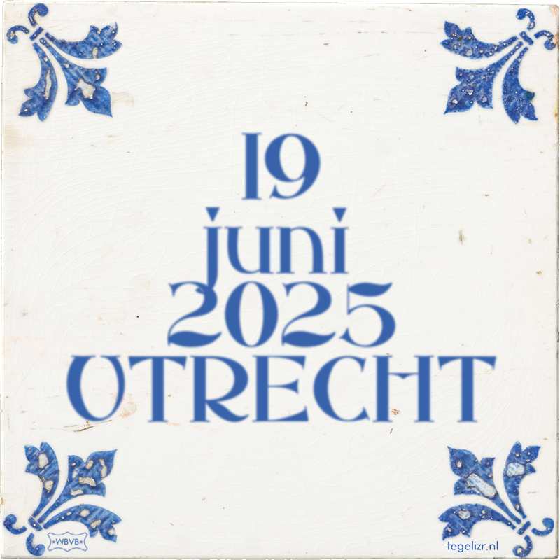 19 juni 2025 UTRECHT - Online tegeltjes bakken