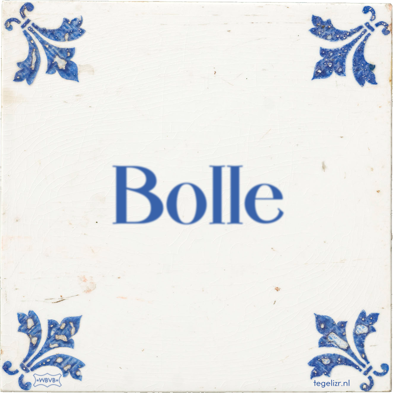 Bolle - Online tegeltjes bakken