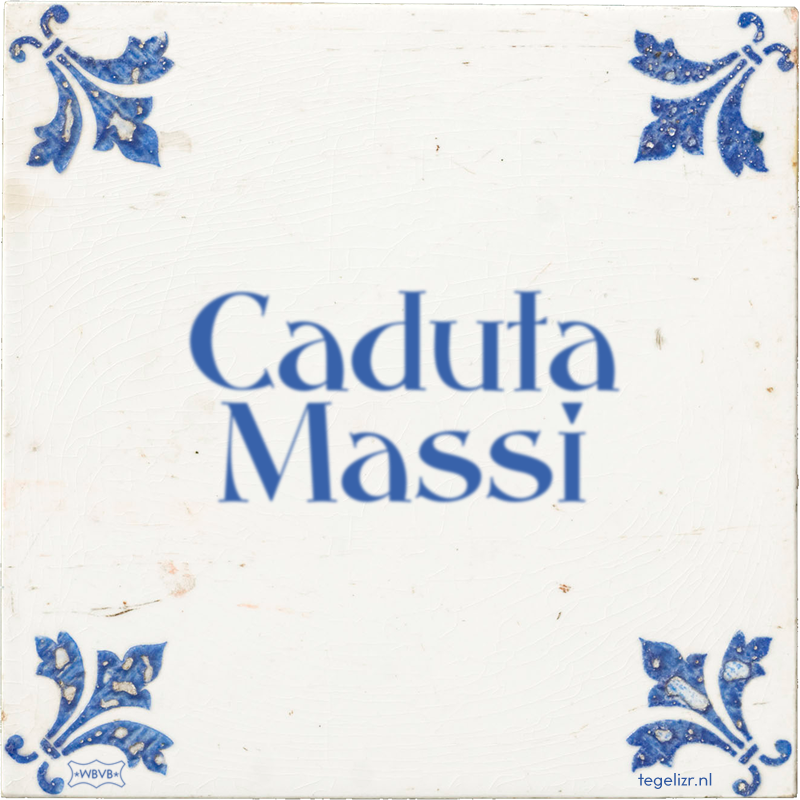 Caduta Massi - Online tegeltjes bakken