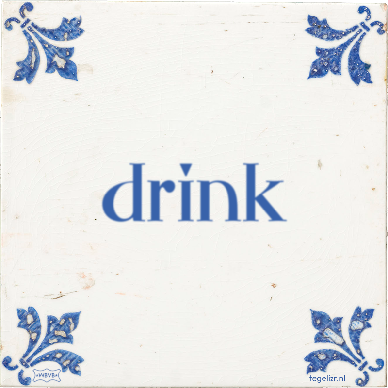 drink - Online tegeltjes bakken