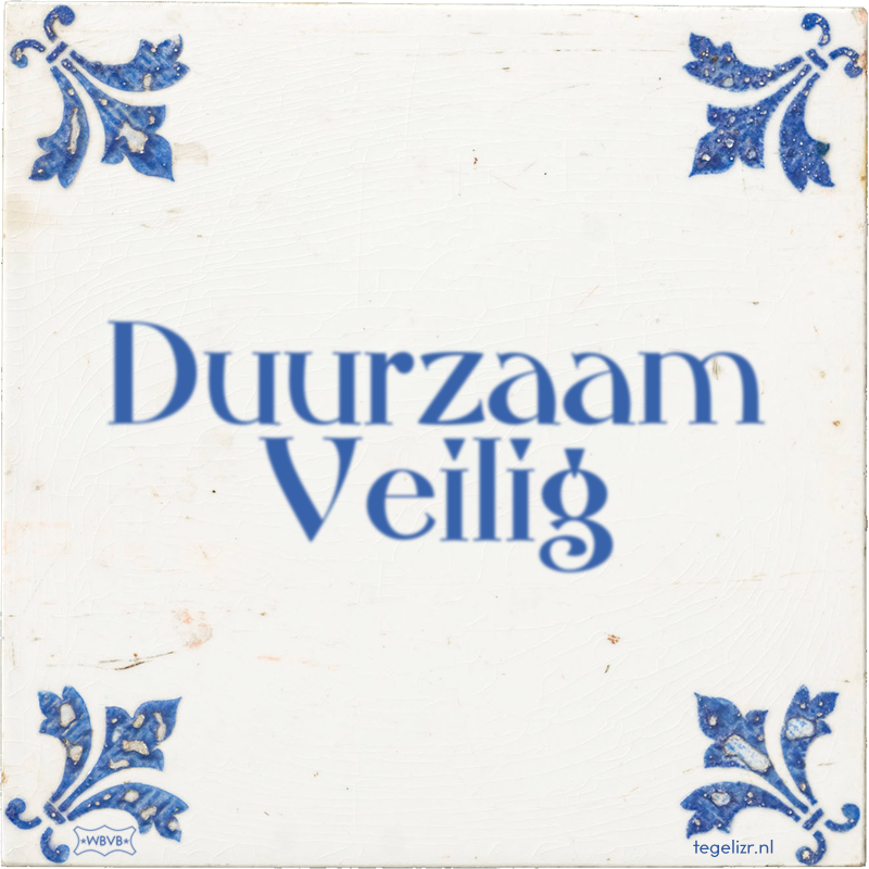 Duurzaam Veilig - Online tegeltjes bakken