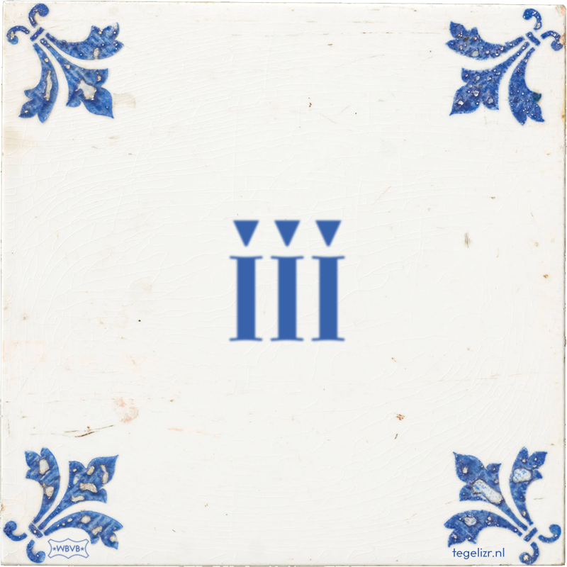 iii - Online tegeltjes bakken