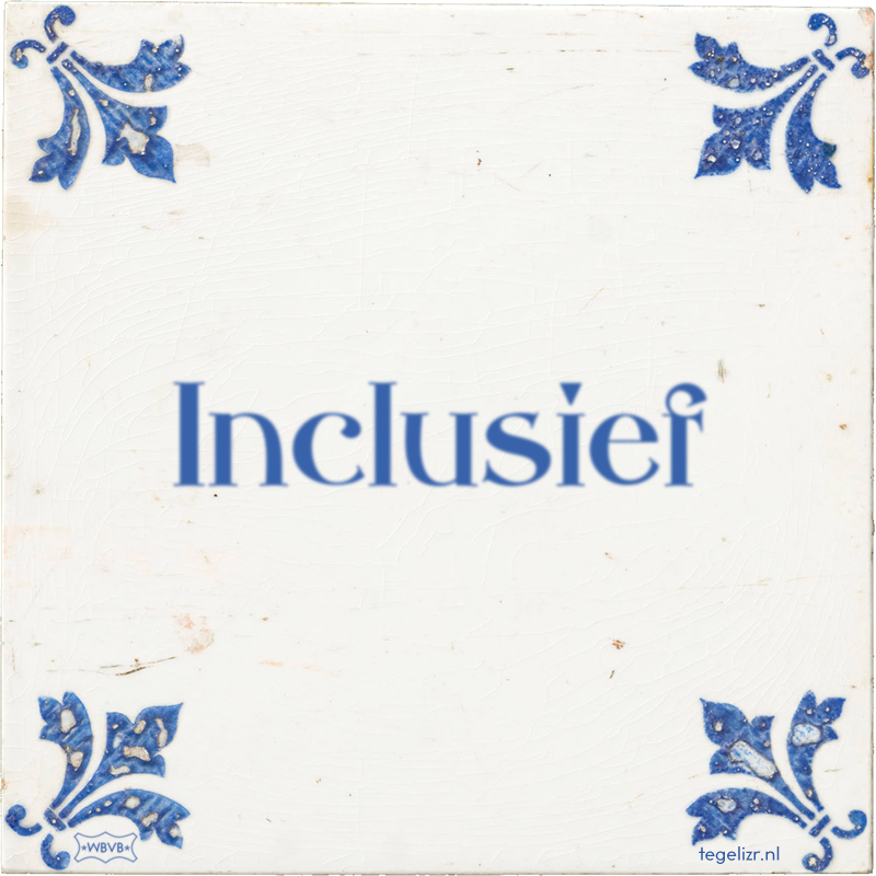Inclusief - Online tegeltjes bakken