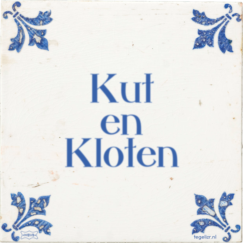 Kut en Kloten - Online tegeltjes bakken