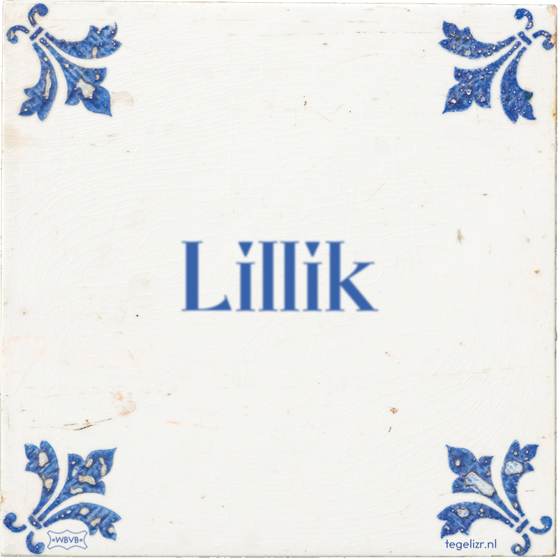 Lillik - Online tegeltjes bakken