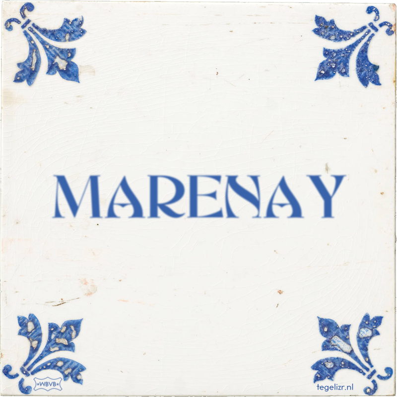 MARENAY - Online tegeltjes bakken