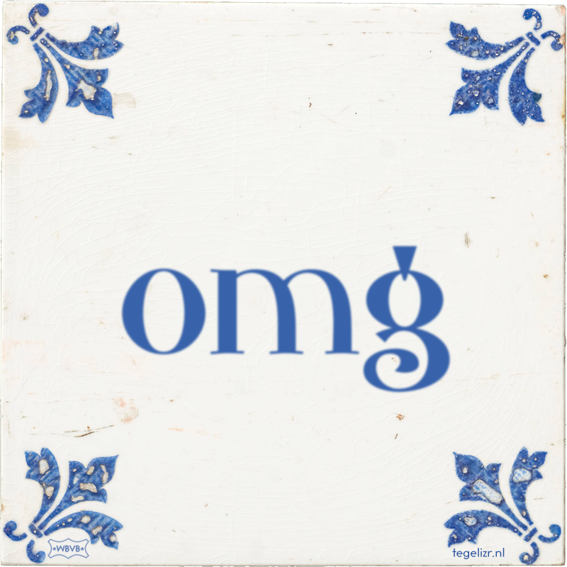 omg - Online tegeltjes bakken