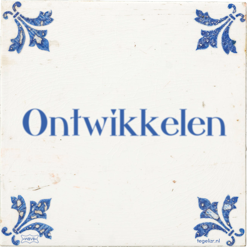 Ontwikkelen - Online tegeltjes bakken