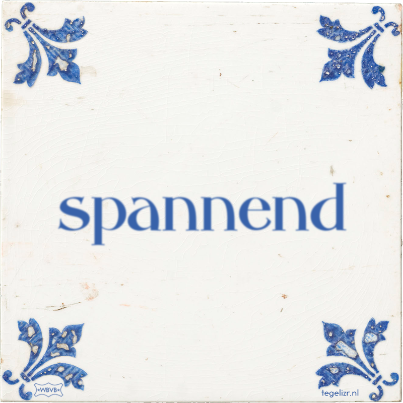 spannend - Online tegeltjes bakken