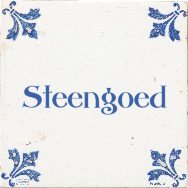 Steengoed - Online tegeltjes bakken