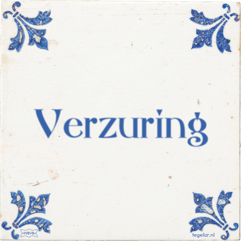 Verzuring - Online tegeltjes bakken