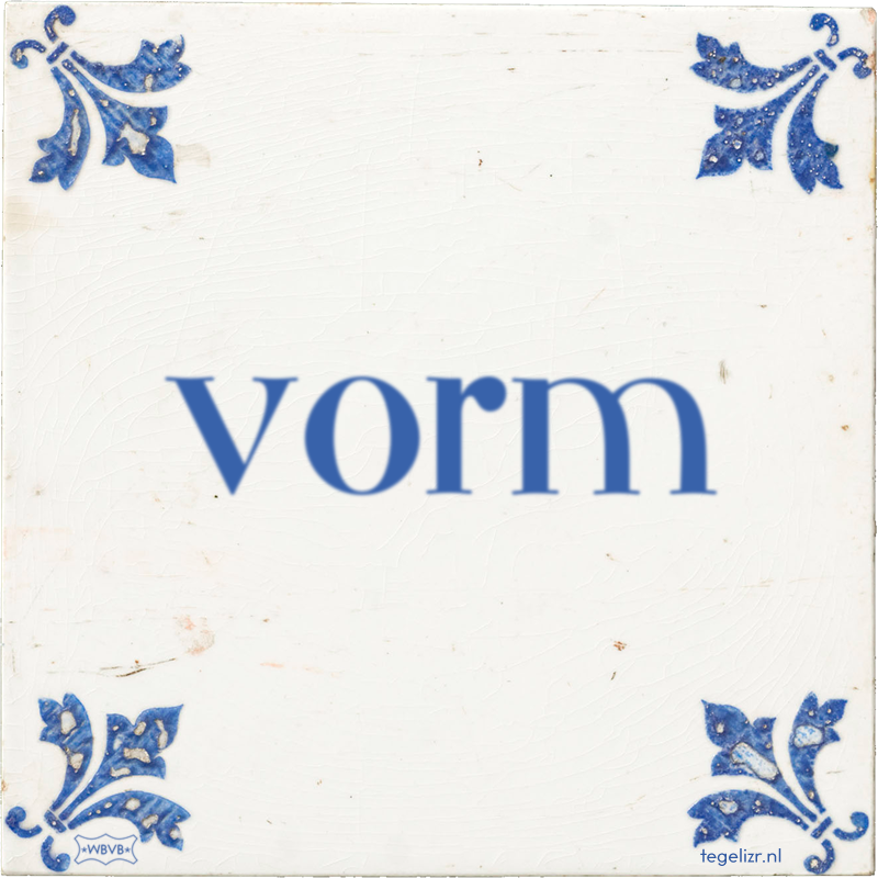 vorm - Online tegeltjes bakken