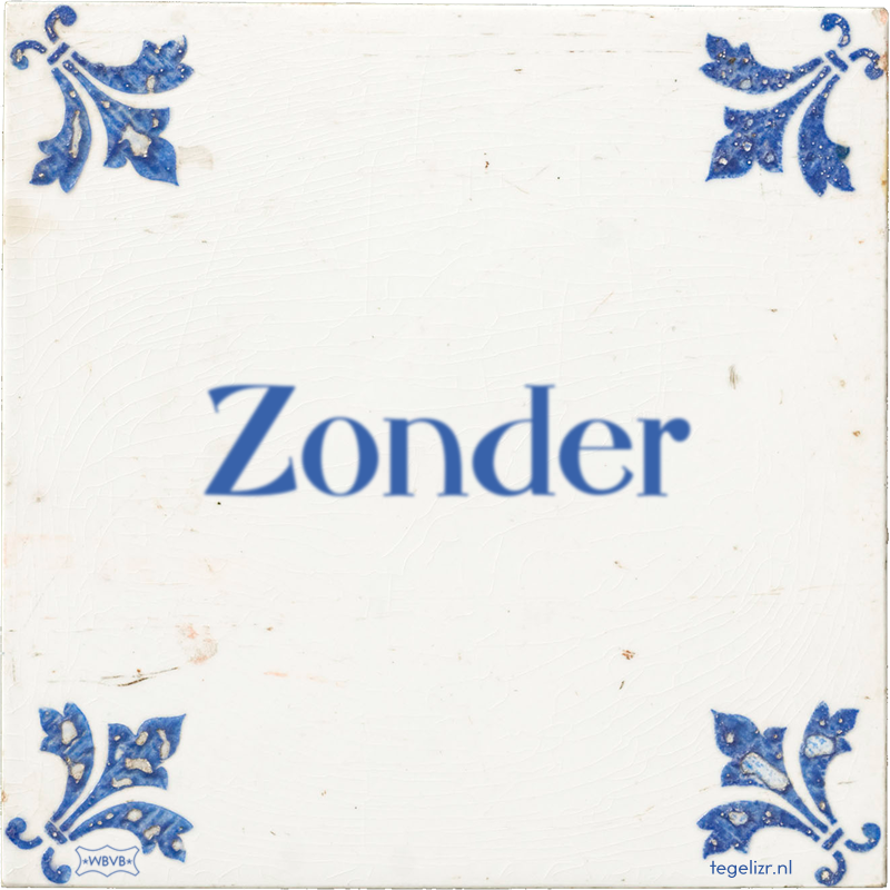 Zonder - Online tegeltjes bakken