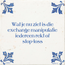 Wat je nu ziet is die exchange manipulatie iedereen rekt of stop-loss - 8 keer bekeken
