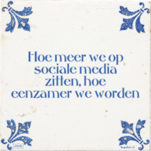 Hoe meer we op sociale media zitten, hoe eenzamer we worden - 33 keer bekeken