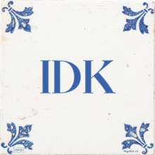 IDK - 16 keer bekeken