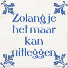 Zolang je het maar kan uitleggen - 6 keer bekeken