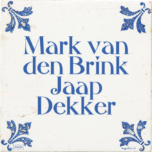 Mark van den Brink Jaap Dekker - 3 keer bekeken