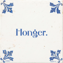 Honger. - 30 keer bekeken