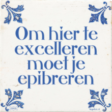 Om hier te excelleren moet je epibreren - 41 keer bekeken