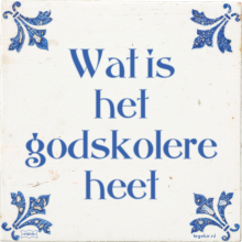Wat is het godskolere heet - 11 keer bekeken
