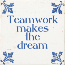 Teamwork makes the dream - 1 keer bekeken