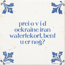 prei o v i d oekraine iran watertekort, bent u er nog? - 2 keer bekeken