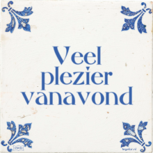 Veel plezier vanavond - 1 keer bekeken