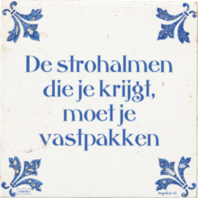 De strohalmen die je krijgt, moet je vastpakken - 2 keer bekeken