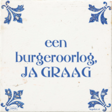 een burgeroorlog, JA GRAAG - 2 keer bekeken