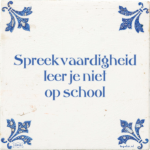 Spreekvaardigheid leer je niet op school - 2 keer bekeken