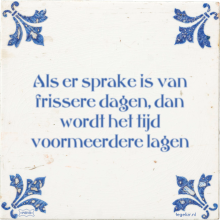 Als er sprake is van frissere dagen, dan wordt het tijd voormeerdere lagen - 1 keer bekeken