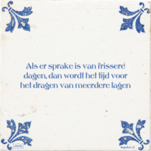 Als er sprake is van frissere dagen, dan wordt het tijd voor het dragen van meerdere lagen - 1 keer bekeken