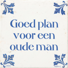 Goed plan voor een oude man - 4 keer bekeken