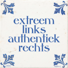extreem links authentiek rechts - 3 keer bekeken