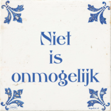 Niet is onmogelijk - 2 keer bekeken